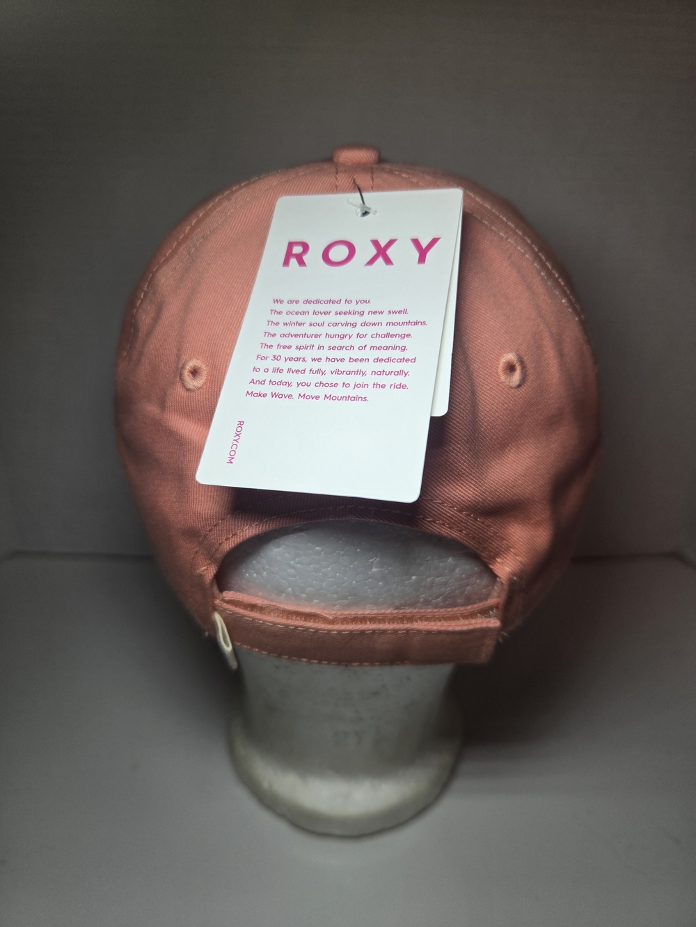 Pink Script Roxy Baseball Cap - Picture 3 of 6